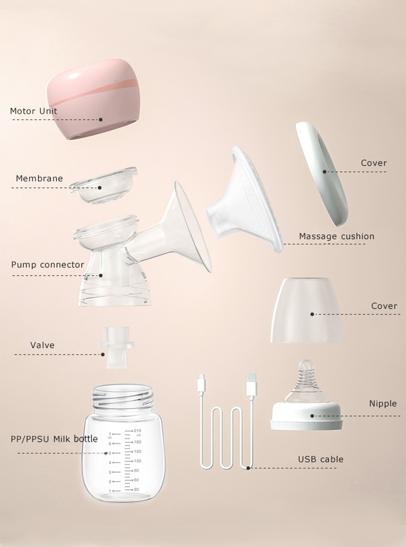 Integrert design elektrisk brystmelkpumpe(9)