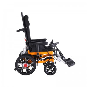 China wholesale Double Electric Wheelchair Factories –  Automatic Wheelchair Reclining with High backrest model:YHW-001D – Youha