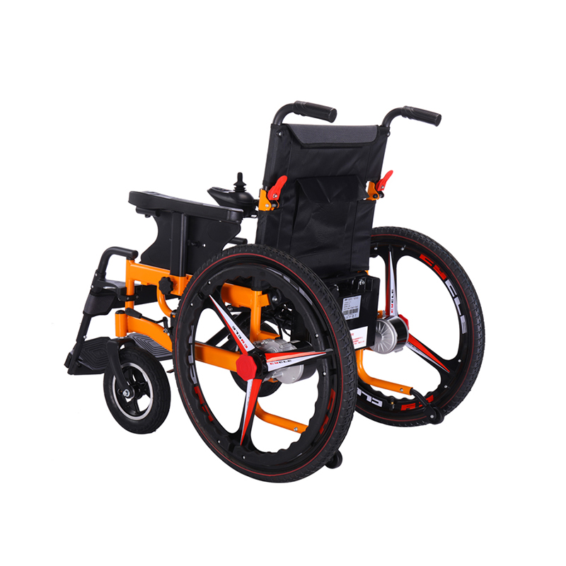 Cadeira de rodas motorizada plegable portátil para minusválidos modelo: YHW-001B