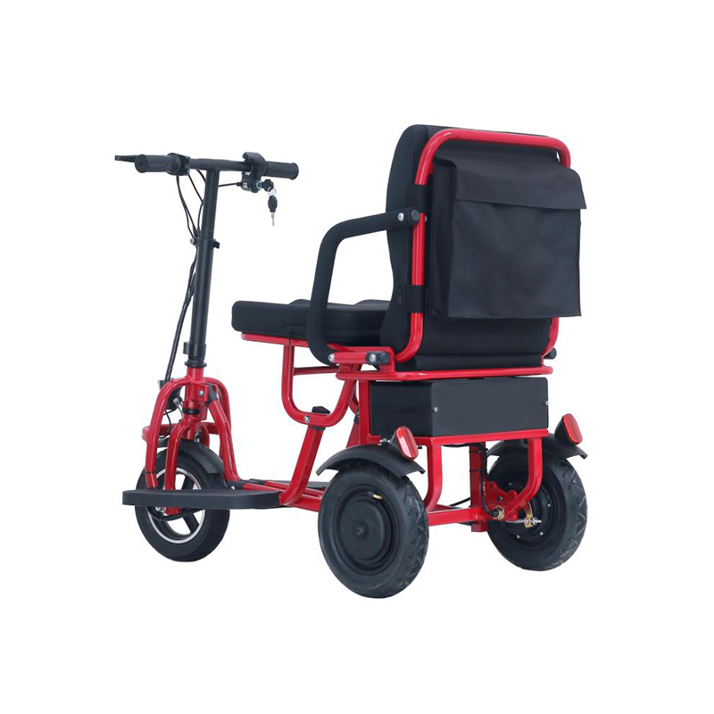 Tricycle pou granmoun Portable plier Mobilite Scooter modèl: YHW-48350