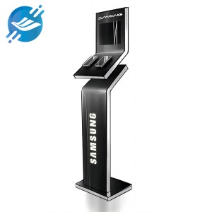 Suporte de exibição inteligente personalizado OEM, suporte de exibição de metal de piso, rack ATM