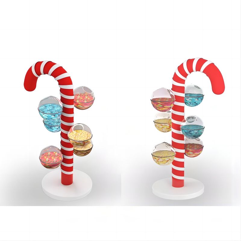 Novo design de móveis para loja de doces, display de doces muleta, bastão de doces engraçado para loja de doces, suporte de pirulito