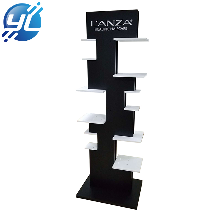 စူပါမားကတ် စင် ၊ ဆံပင်ထိန်းပစ္စည်း အရောင်းဆိုင် Display Rack သစ်သား အမွှေးနံ့သာ ခေါင်းလျှော်ရည် Display Stand