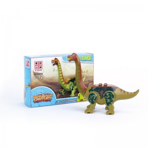 77037-1/4 Demontage en Montage Plastic Bouwsteen Bakstenen Dinosaurus Serie DIY Model Speelgoed voor Kinderen