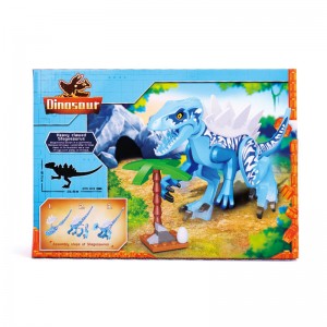 77118 Serija dinosaura Rastavljanje i sklapanje DIY modeli igračke za djecu Plastični blokovi svijeta dinosaura Kockice Stilovi dinosaura Century Four Mješoviti dinosauri