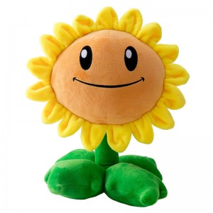 JS698486 식물 대 좀비 부드러운 장난감 귀여운 모양 박제 어린이 베개 장난감