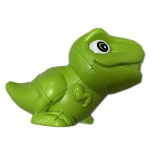 Uudet dinosauruksen muotoiset taikakuutiot muoviset ympäristöystävälliset älykkäät lelut tukevat räätälöityjä figuurileluja lapsille