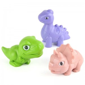Mainan Cerdas Ramah Lingkungan Plastik Kubus Ajaib Bentuk Dinosaurus Baru Mendukung Mainan Figur Khusus untuk Anak-anak