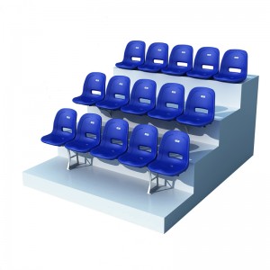 Assentos de estádio esportivos Arquibancadas de plástico Assentos de estádio fixos YY-YT-P