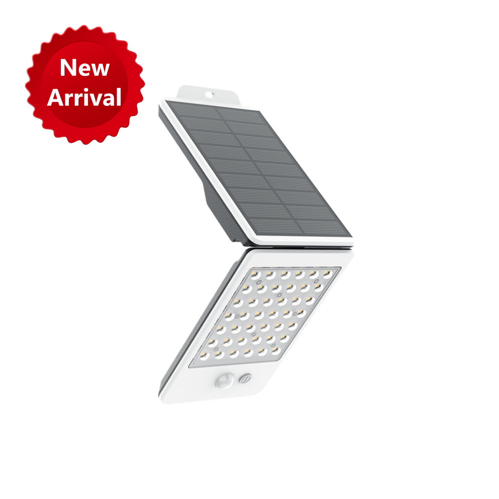 F-WL108 Vikbar design LED Väggmonterad Solar Motion Sensor Light