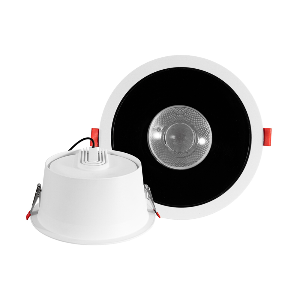 AL2527 aluminijsko kućište duboke čašice LED COB ugradbena svjetiljka s anti-refleksom Istaknuta slika