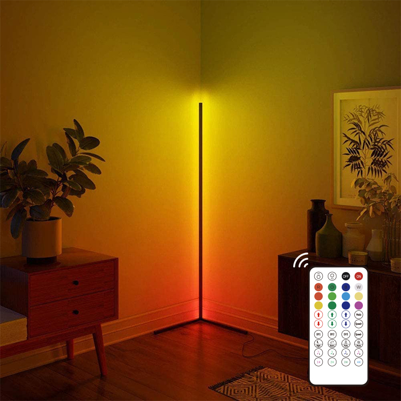 Smart-LR1131 RGBW Color Ambiance Corner Smart Floor Light ຮູບພາບທີ່ໂດດເດັ່ນ