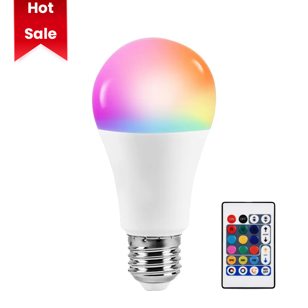 Smart-LB101 RGB Launi Canjin WIFI Bulb tare da Mai sarrafa IR