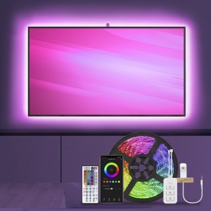 New Fashion Design for E14 Wifi Bulb - Smart-LR1321 RGB Dimming TV Backlight with Camera and Adapter  – Yourlite