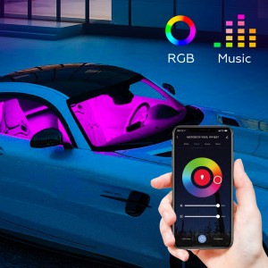 Factory best selling Smart Lamp Holders - Sync To Music Smart Strip Lights for Car Decoration – Yourlite