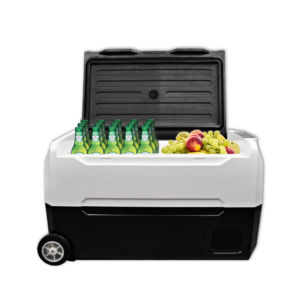 Refrigerador portátil para automóvil con control de temperatura individual EA