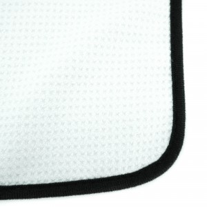 Вафельний скляний рушник з мікрофібри щільністю 400 г/кв.м
