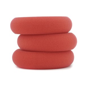 Červené 4” podložky na nanášanie penového vosku, leštiace podložky na auto na leštenie keramiky voskom