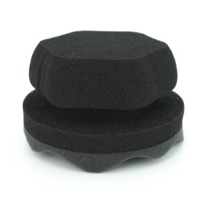 បន្ទះសំបកកង់ធំ Shine Applicator Pad Hex-Grip Tire Dressing Applicator Pad សម្រាប់លាបសំបកកង់