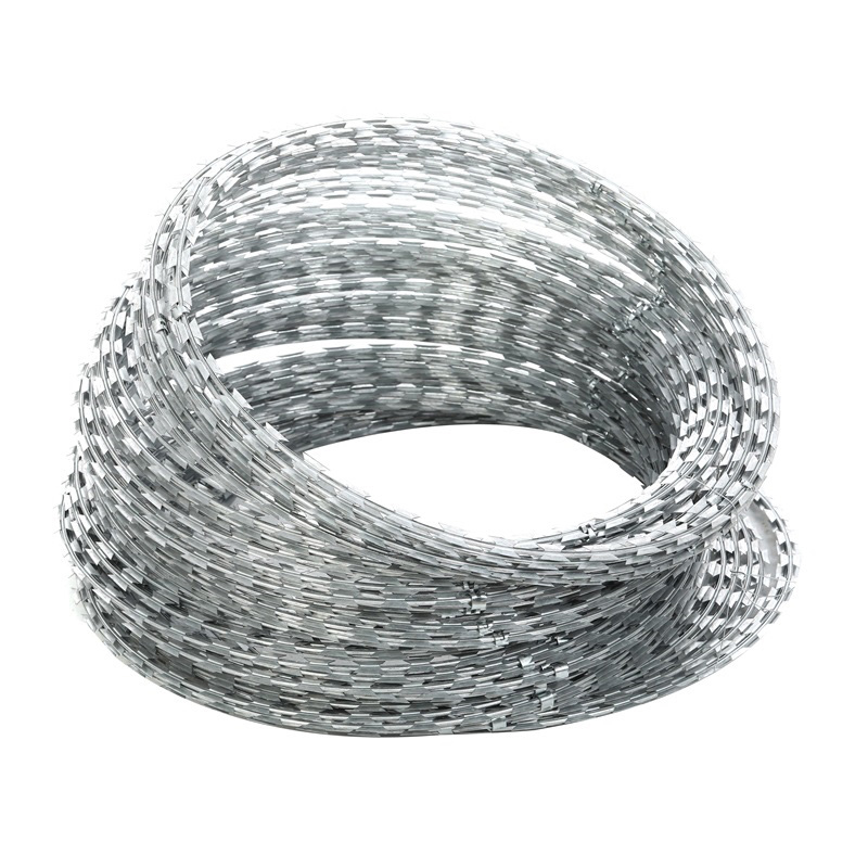 Hot dip galvanized Razor Wire (Manufacturer) Concertina Wire/Razor barbed wire/Razor bladed wire Featured Image