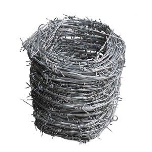 China good quality 14×14 galvanized twisted barbed wire