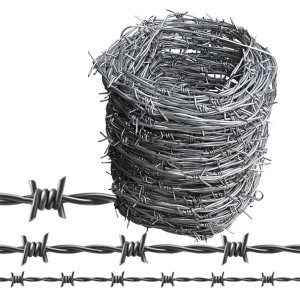 China good quality 14×14 galvanized twisted barbed wire