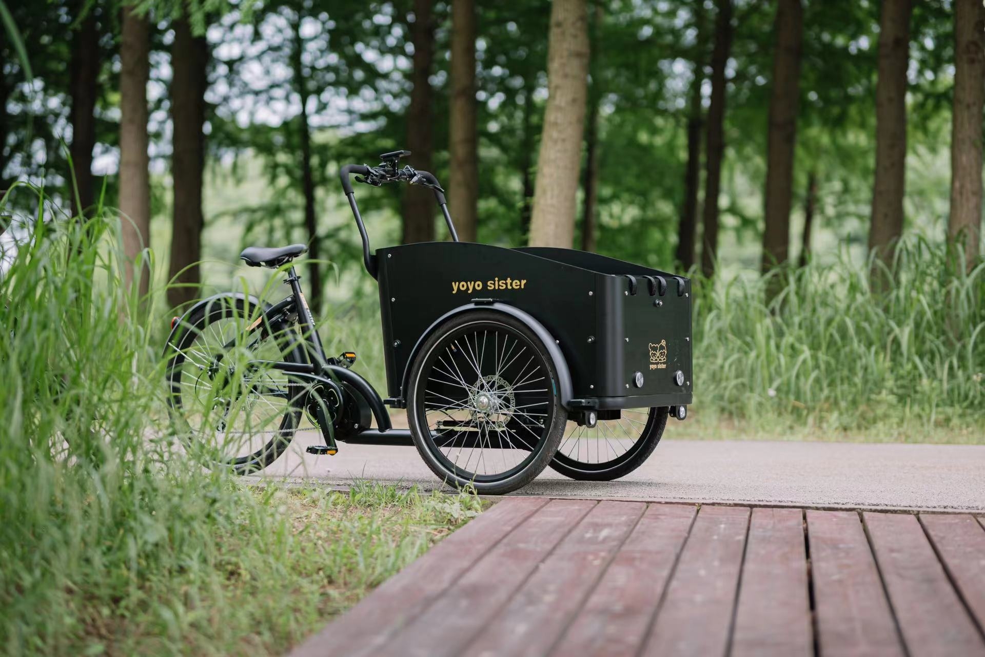 YOYOSISTER’s new product UB9052E is officially launched, this two wheeled cargo bike is the latest research of our design team.