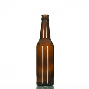 Amber 250ml 330ml 500ml 650ml Glass Beer Bottle