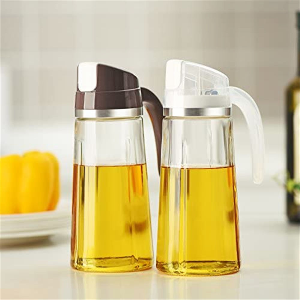 22 Ounce Glass Oil Bottle With Automatic Cap Featured Image