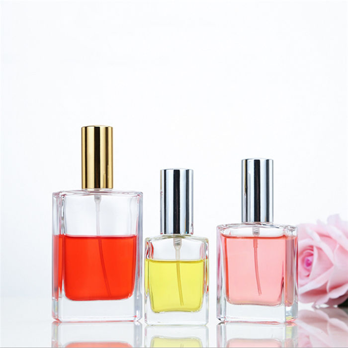 10ml 15ml 30ml 50ml 100ml Square Glass Perfume Bottle Featured Image