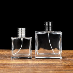 China Wholesale Buy Honey Jars Manufacturers Suppliers - HYD554/HY198 50ml 100ml Perfume Glass Bottle With Spray  – Yanru Glass
