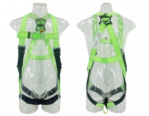 QS0017D 5 Point Full Body Harness 2 D rings EN361 for Fall Protection