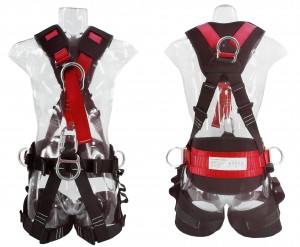 QS0036 Confortable Full Body Harness with Shoulder Pads EN361 EN358 EN1497