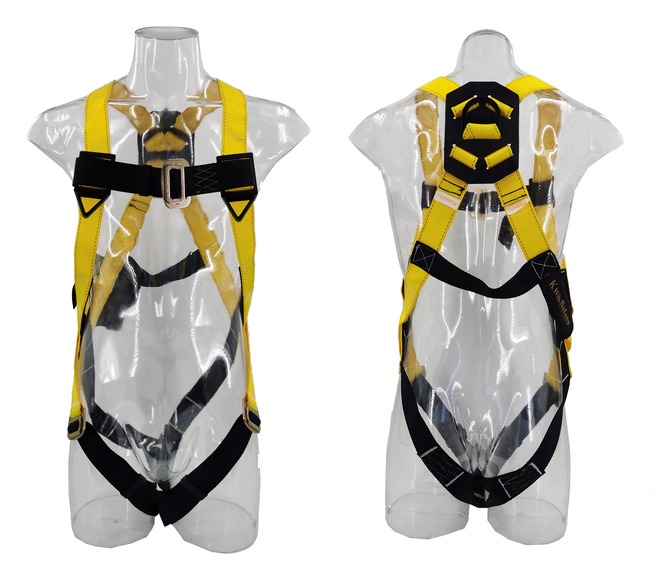 QS601 Fall Protection Full Body Harness 1 D ring 3 Point/3 D ring 3 point Ansi Z359.1