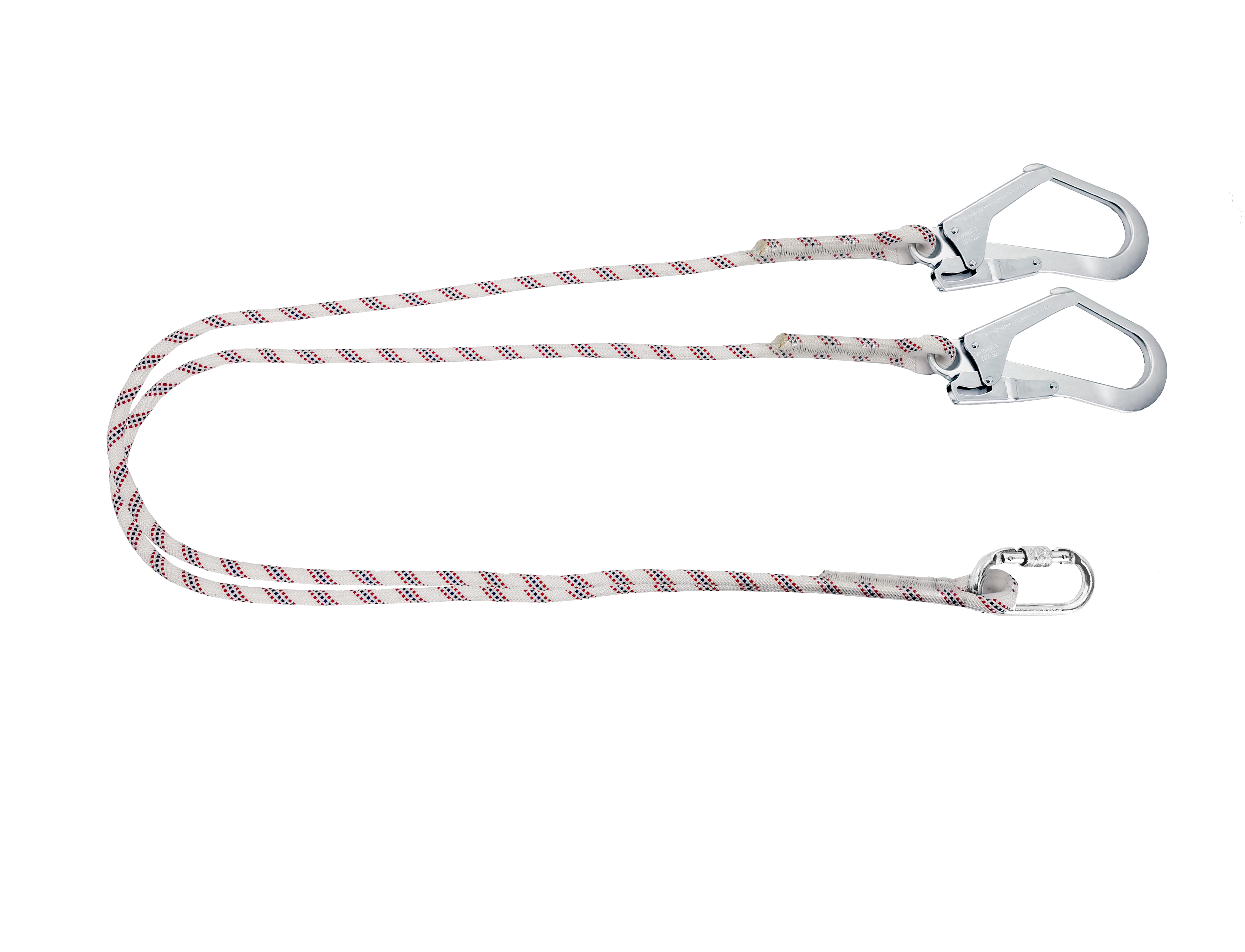 SYL002D Rope Lanyard for Fall Protection with Double Big Hook