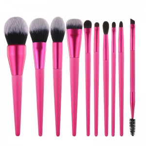 Etikety manokana 10pcs tsy misy habibiana synthetic hair makeup brush set powder contour foundation brush