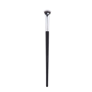 Logo Kustom Single Makeup Brushes Alis Black Short Cilik Lash Mini Mascara Fan Brush Tool