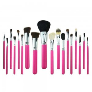 OEM 18 Pcs Premium Sintetis Foundation Powder Concealer Eyeshadows Blush Makeup Brushes