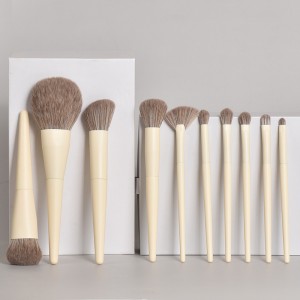 OEM 10pcs Vegan Nude Color Makeup Brush Set