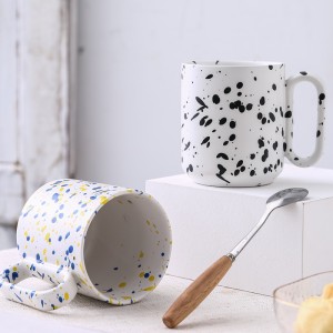 Wholesale New Design Nordic Personalized Creative Dot coffee ceramic mug