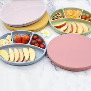 Silicone Baby Plate for Babies & Toddlers,Divided Design | YSC