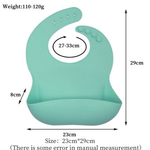 Silicone Baby Bib,Adjustable Fit Waterproof Bibs | YSC