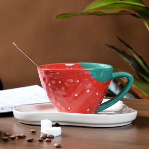 Үйлдвэрлэгч паалантай цай какао ба амтат ундаа керамик аяга кофены аяга
