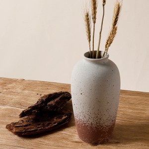 សេរ៉ាមិច រោងចក្រផ្កា វ៉ាស Rustic Nordic Matte Vase