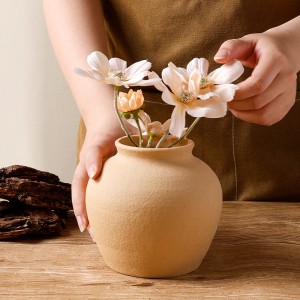 Ceramic Factory Ceramic Flower Pot Yokongoletsa Panyumba Yamakono Yaukwati