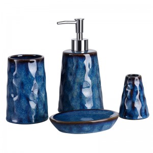 Ceramic Factory ODM Modern Kiln-Fired Glaze Four Piece Bathroom WC set