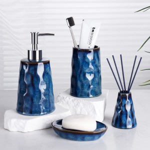 Ceramic Factory ODM Modernong Kiln-Fired Glaze Four-Piece Bathroom WC Set