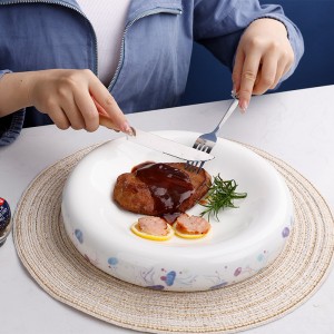 Tasse en céramique moderne de haute qualité, assiettes, plat, ensemble de dîner de cuisine