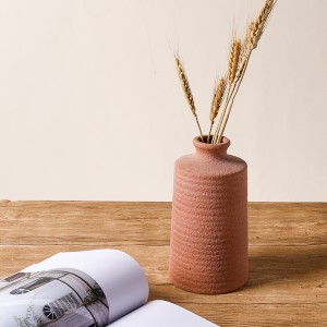 Ceramic Factory Artistic Table Matte Flower Ceramic Vases for Home Decor