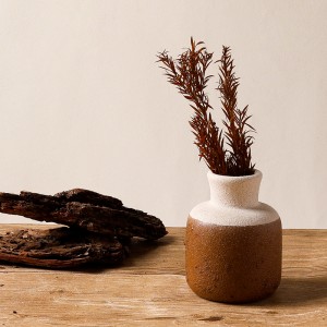 Mini Vase en céramique d'usine en céramique pour la décoration intérieure, cadeau créatif personnalisé